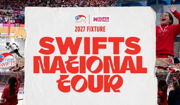 Swifts on Tour: 2027 Fixture Revealed - Netball NSW